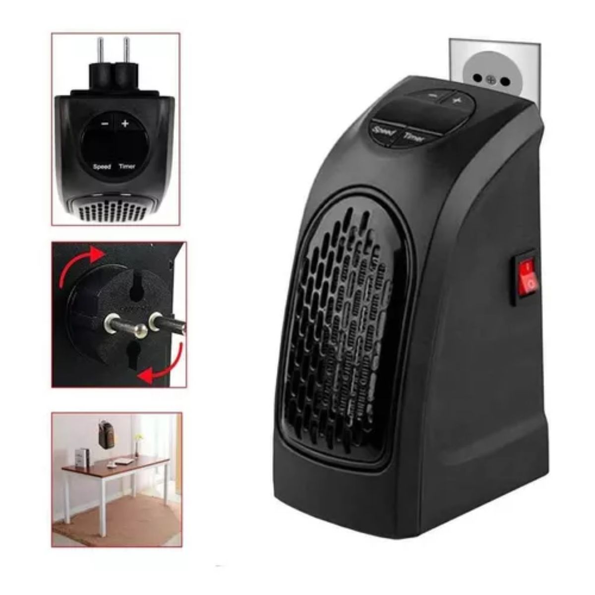 OEM - CALEFACTOR ELÉCTRICO PORTATIL HANDY