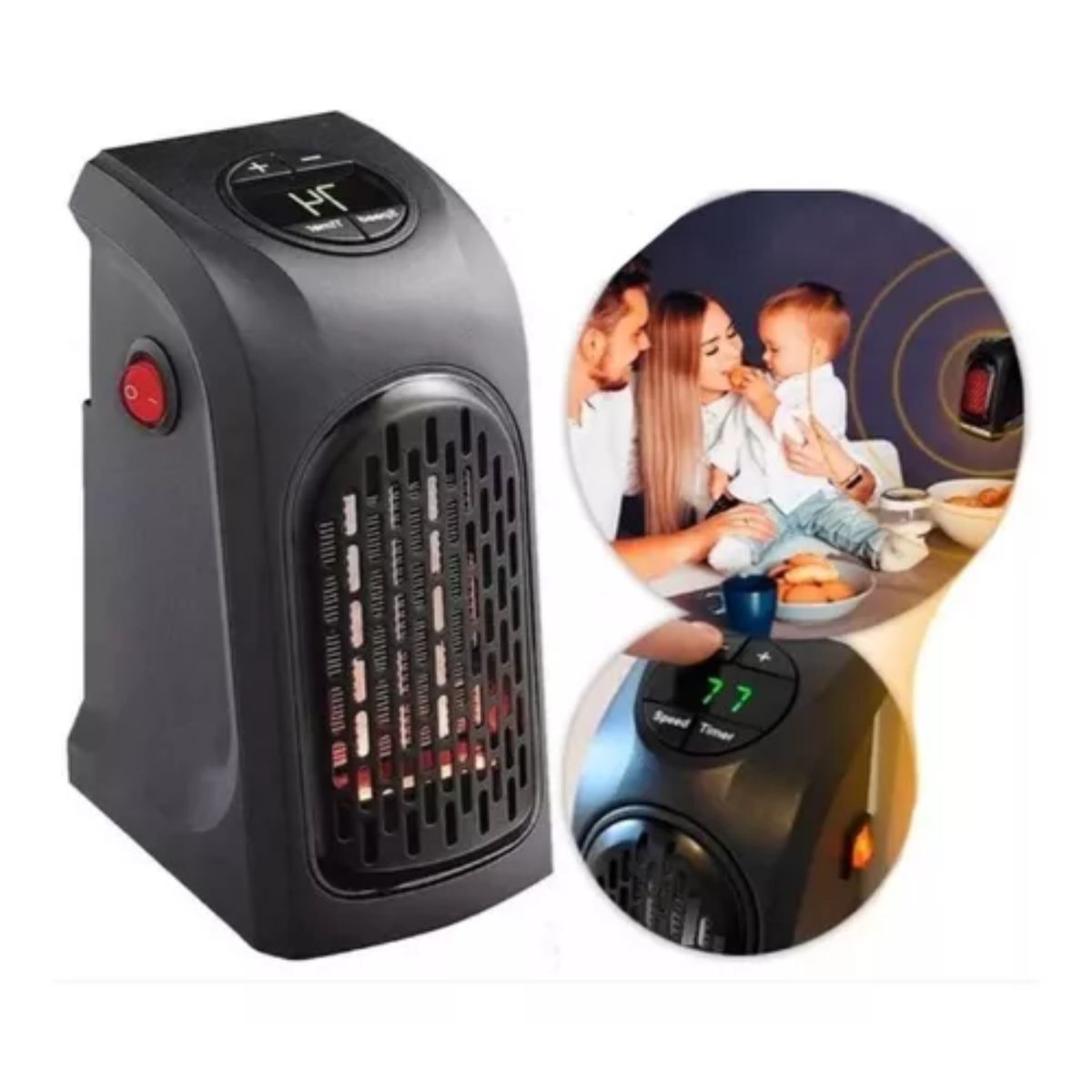 OEM - CALEFACTOR ELÉCTRICO PORTATIL HANDY