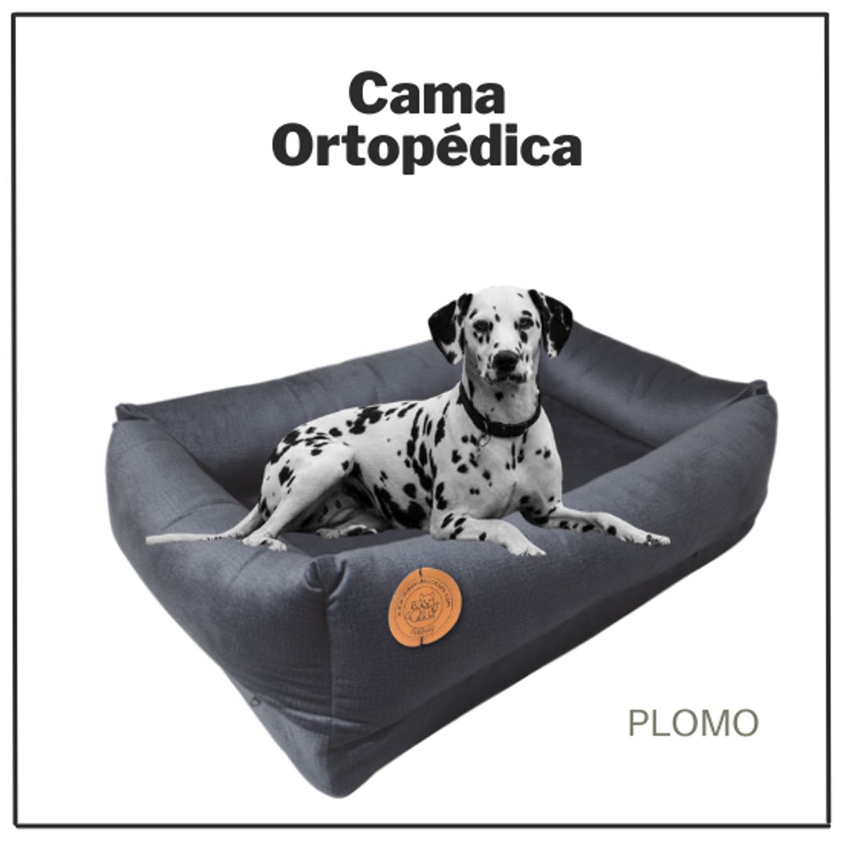 GENERICO - CAMA ORTOPEDICA PARA PERRO TALLA 6MIDE 89X56 CM AZUL
