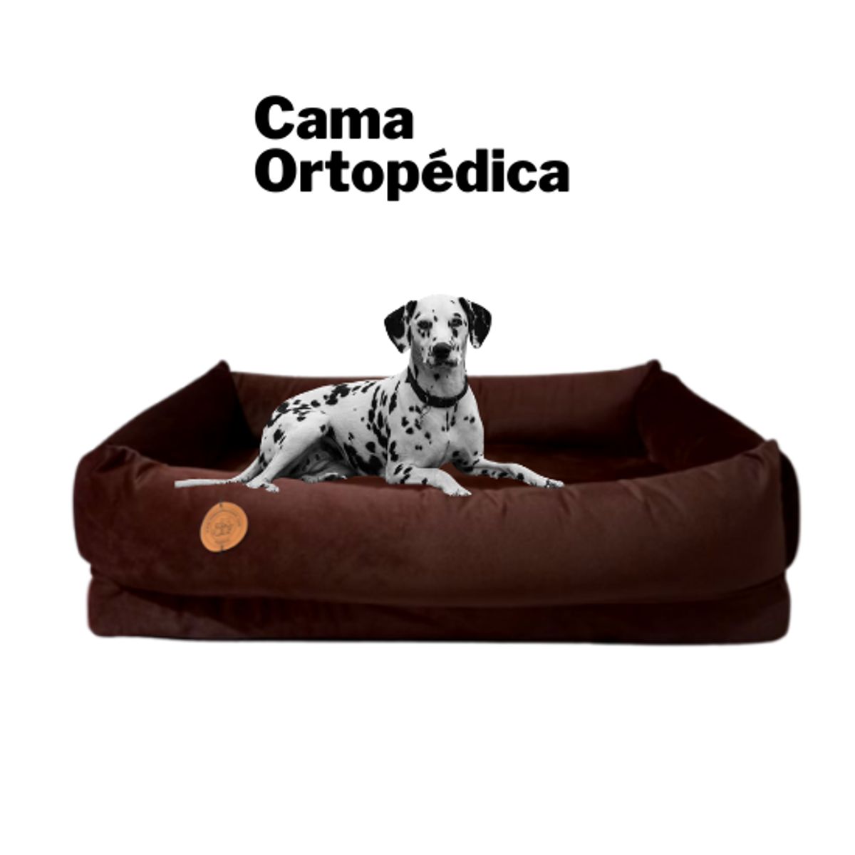 GENERICO - CAMA ORTOPEDICA PARA PERRO TALLA 6MIDE 89X56 CM MARRON