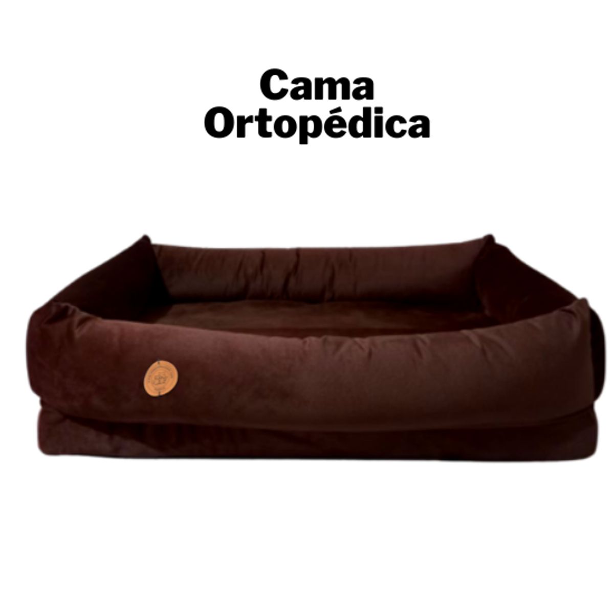 GENERICO - CAMA ORTOPEDICA PARA PERRO TALLA 8MIDE 110X80 CM MARRON