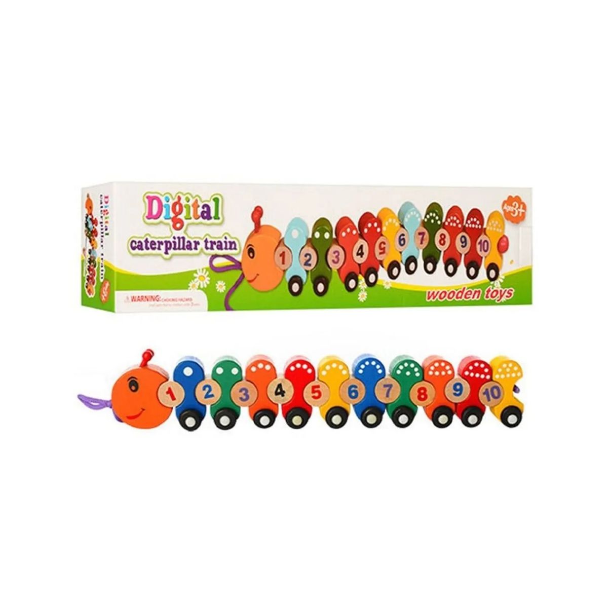 OEM - Tren Gusanito Didactico Numerico  Estimulacion Temprana.