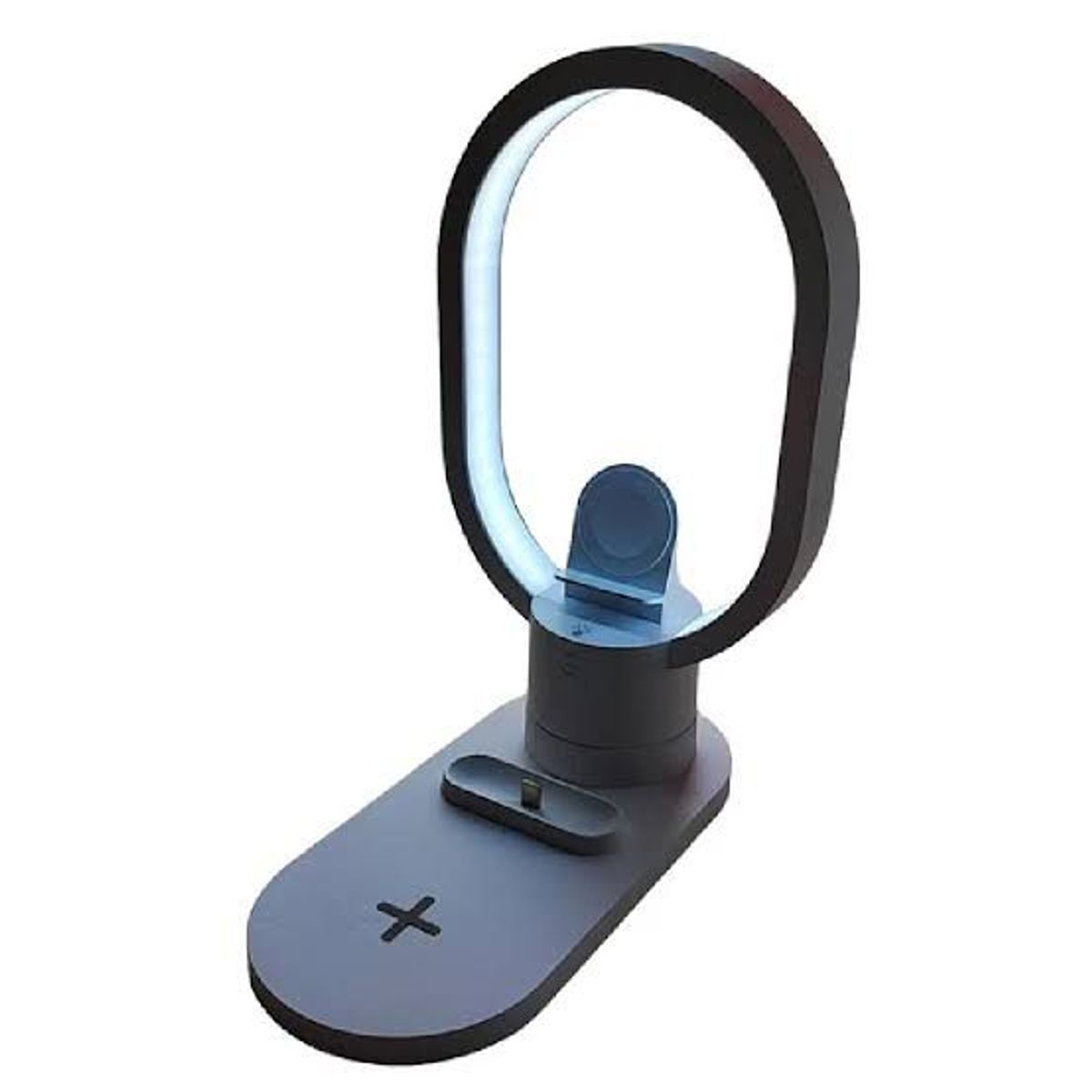 GENERICO - CARGADOR INALAMBRICO 4 EN 1 - Negro