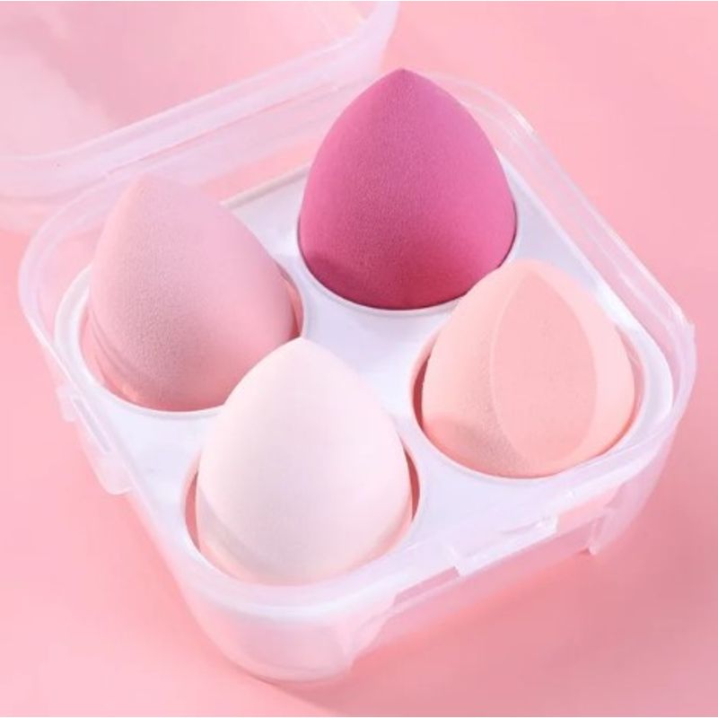 GENERICO - Set de Brochas y Esponjas Maquillaje multifuncional