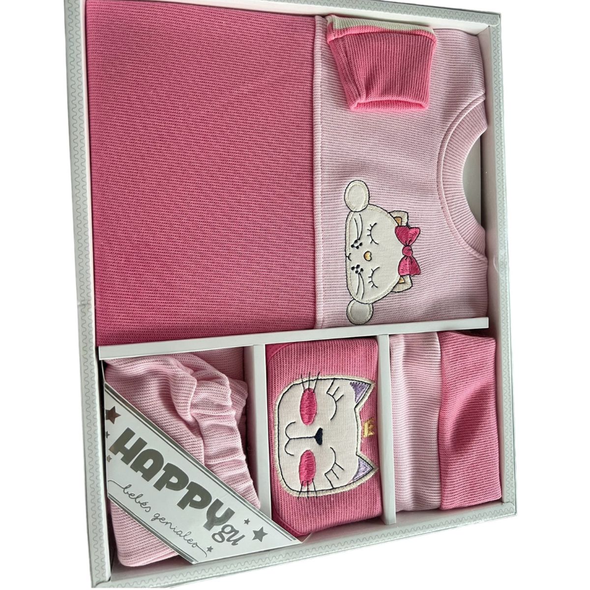 GENERICO - CONJUNTO PARA BEBE NIÑO/NIÑA 4 PIEZAS