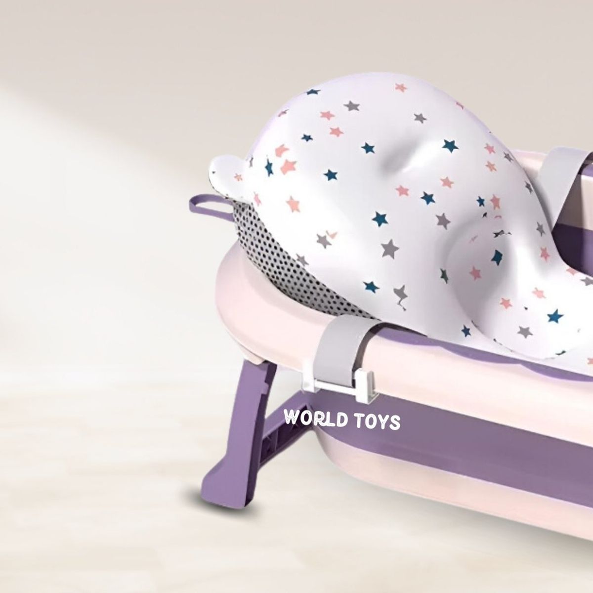 GENERICO - Bañera para Bebé «SHINE» con Termómetro Digital Purple