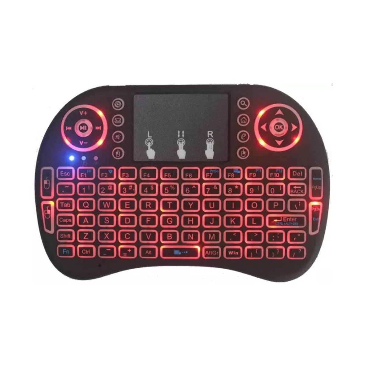 GENERICO - Mini Teclado Inalámbrico USB Smart Tv- Tv Box- Pc- Laptop - 10m