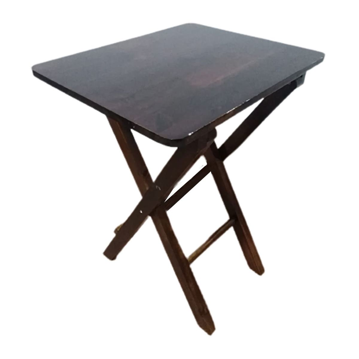 GENERICO - Mesa Multiuso Plegable dormitorio en madera sala playa en marron