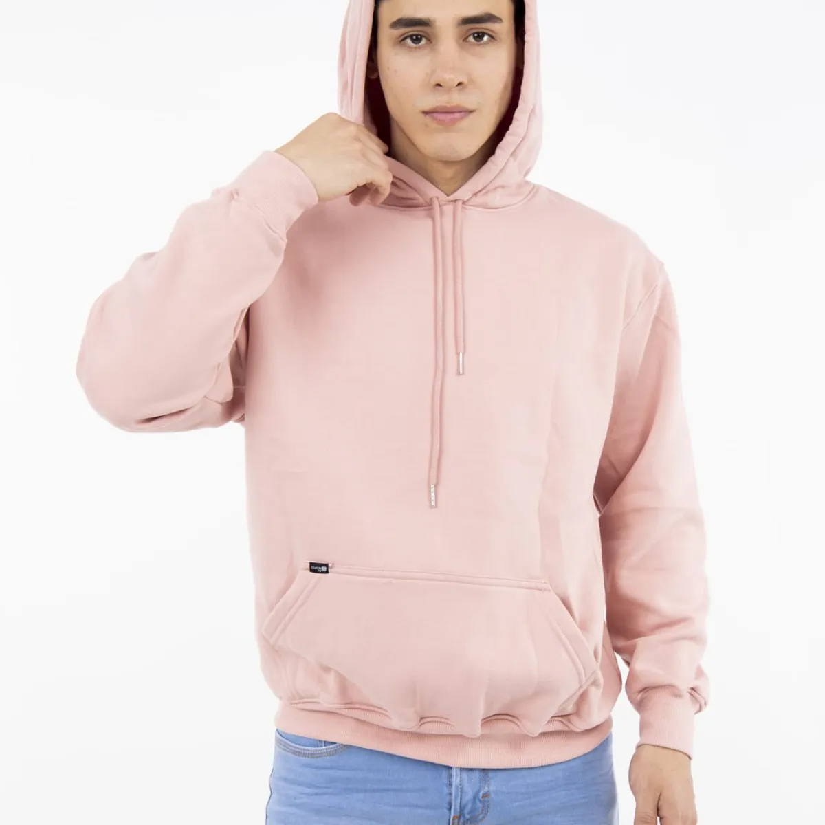 GENERICO - POLERA OVERSIZE URBANA CON CAPUCHA