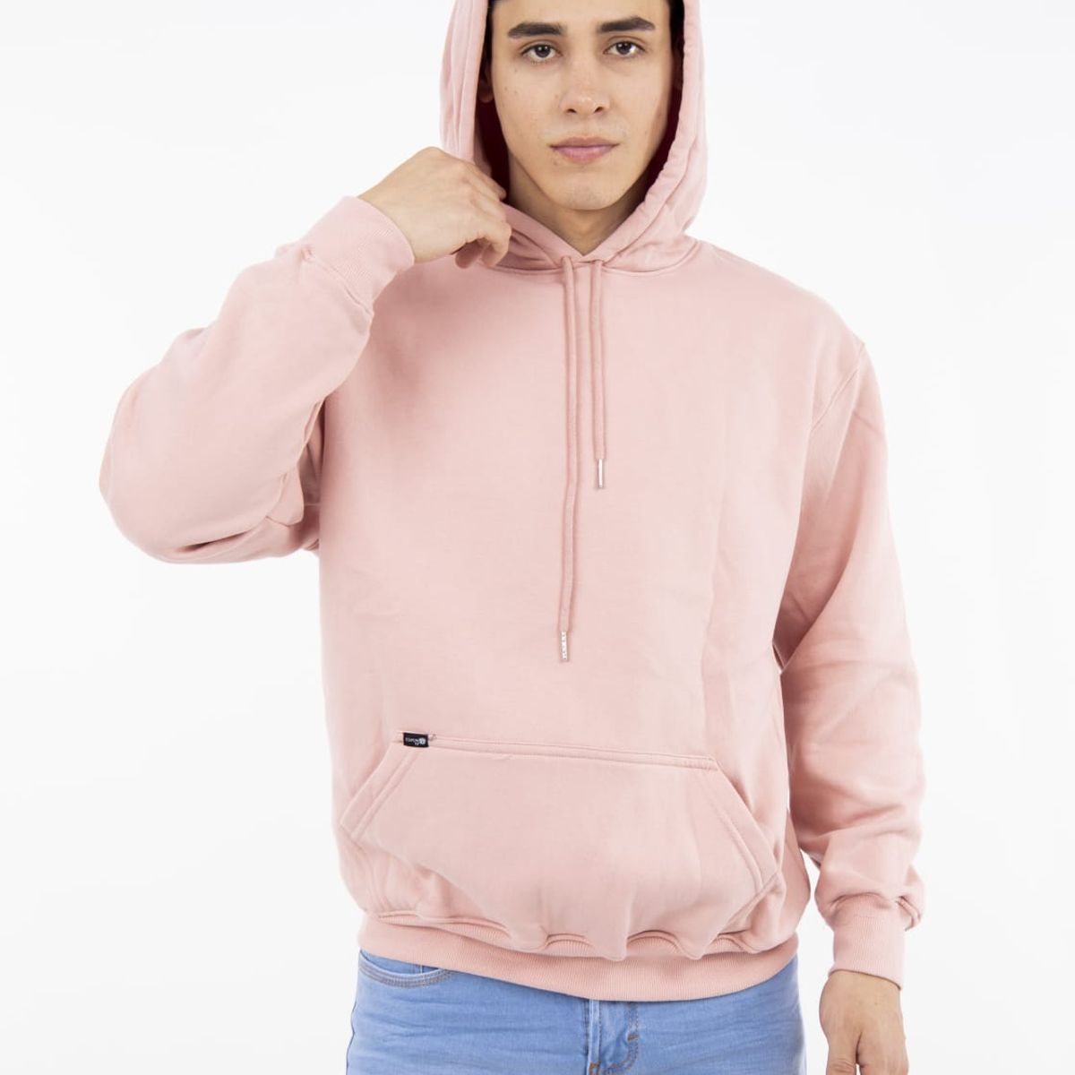 GENERICO - POLERA OVERSIZE URBANA CON CAPUCHA