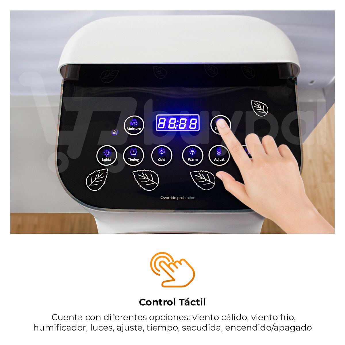 BUYPAL - Aire Acondicionado Enfriador de Aire 60-2000W Portatil Frio Caliente