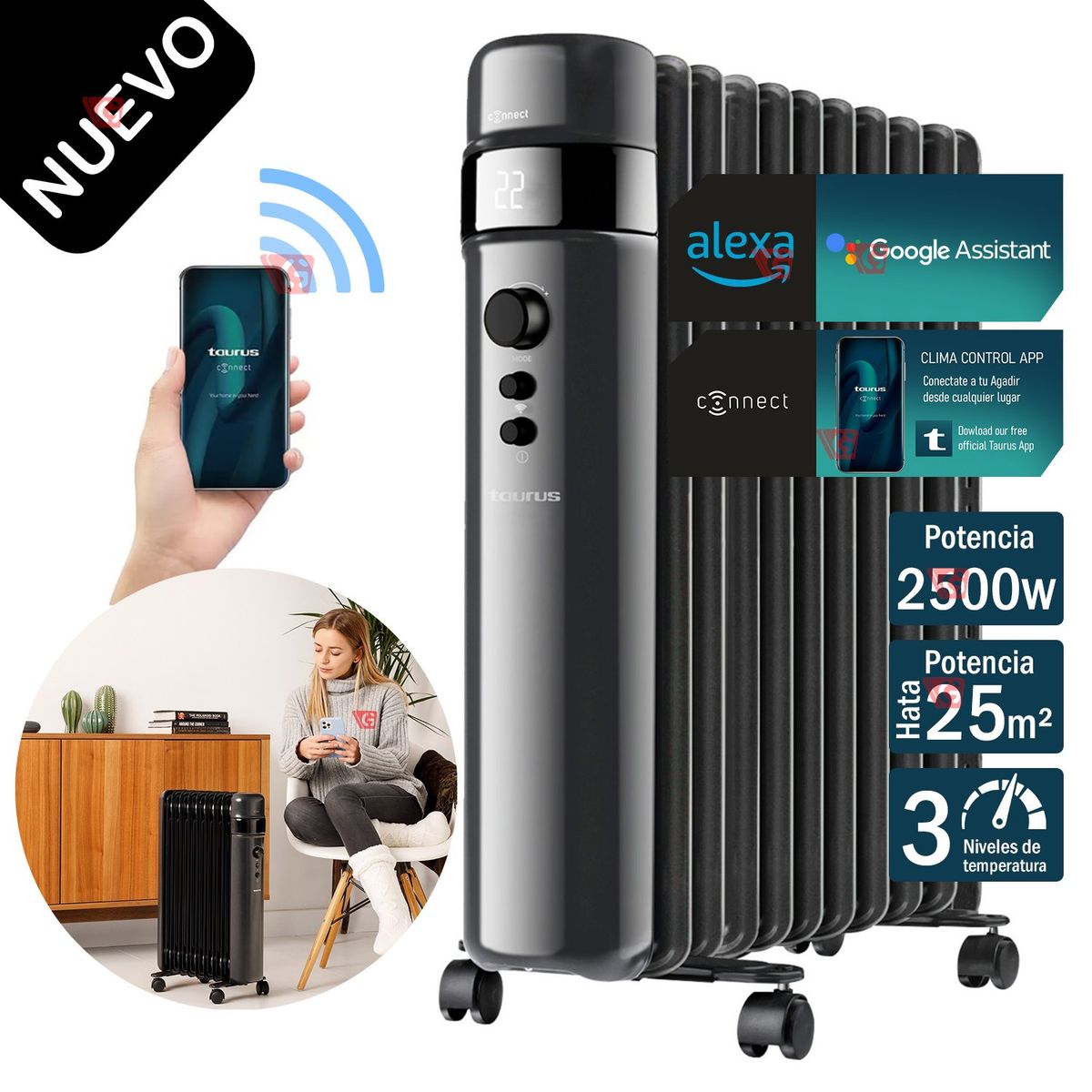 TAURUS - Radiador de Aceite Agadir 2500 Connect