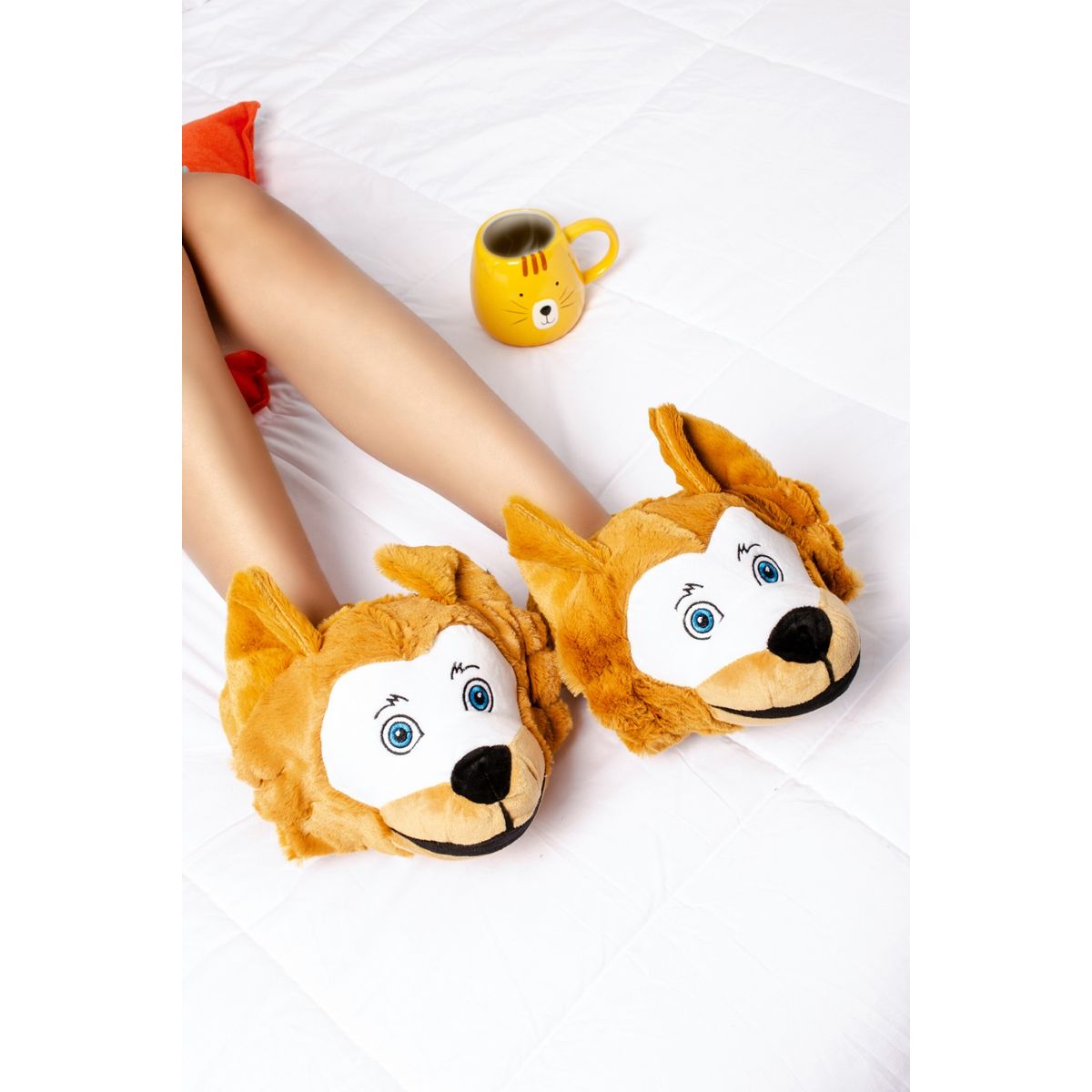 GENERICO - PANTUFLA LOBO UNISEX FANCY