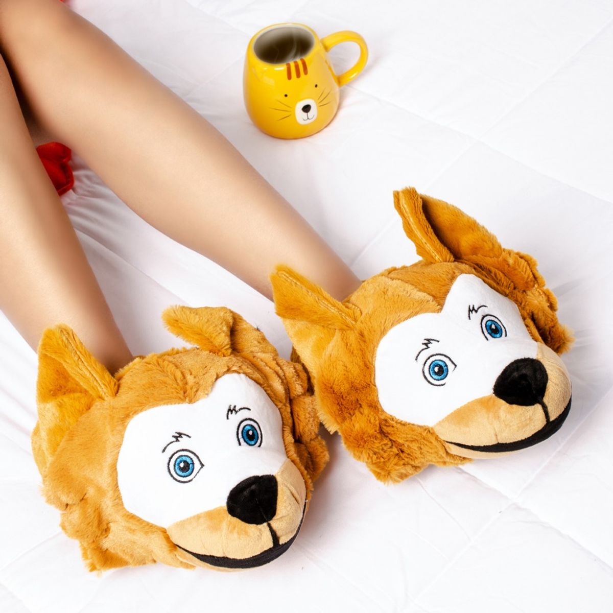GENERICO - PANTUFLA LOBO UNISEX FANCY