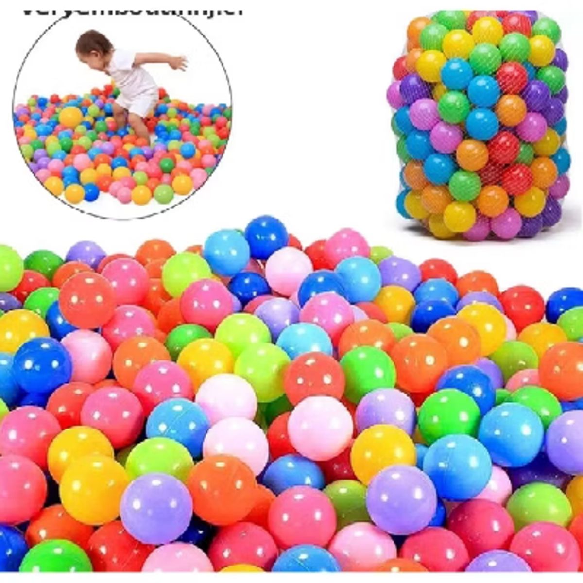 GENERICO - Set de 50 pelotitas didácticos-estimulación