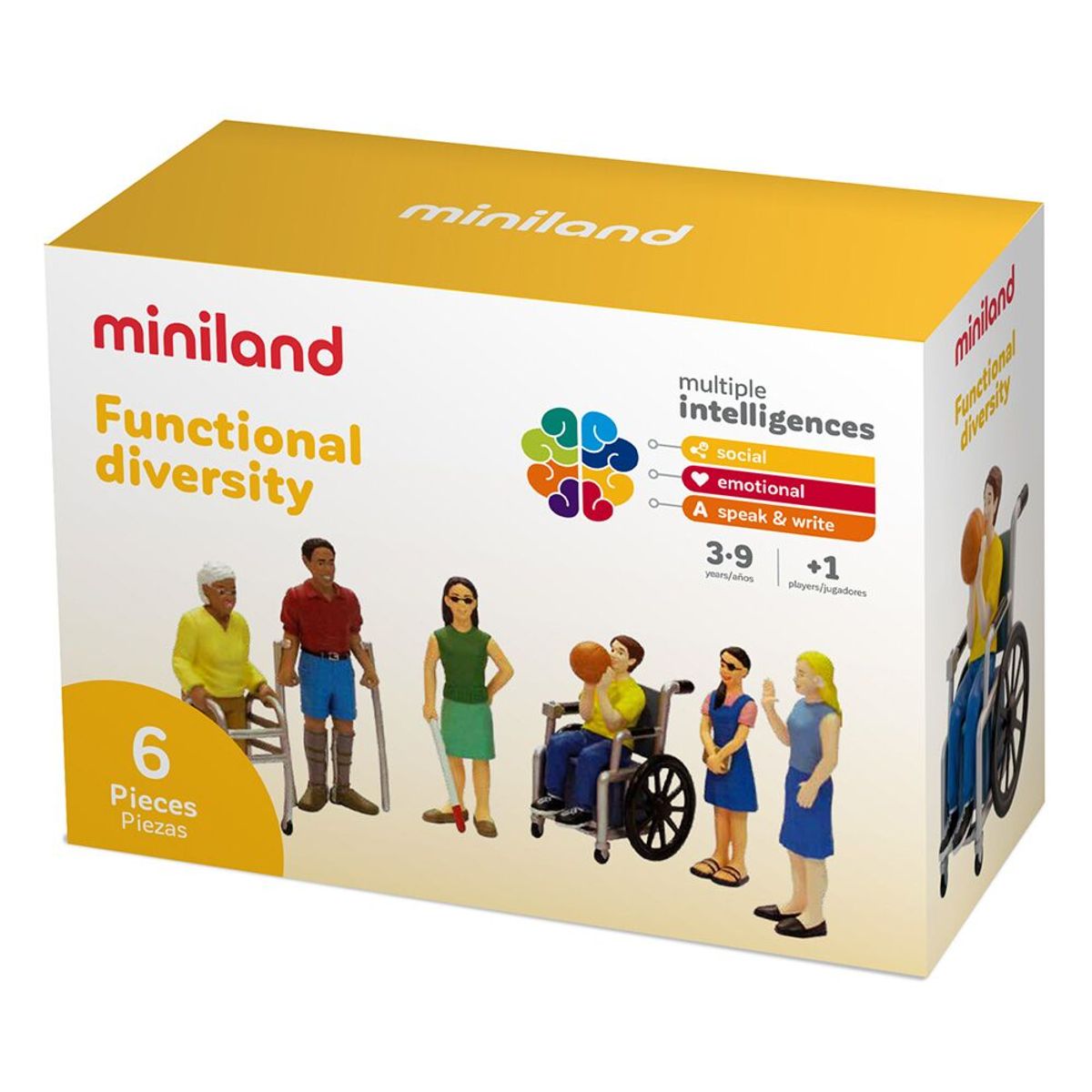 MINILAND - FIGURAS DE DIVERSIDAD MINILAND 6 UNIDADES