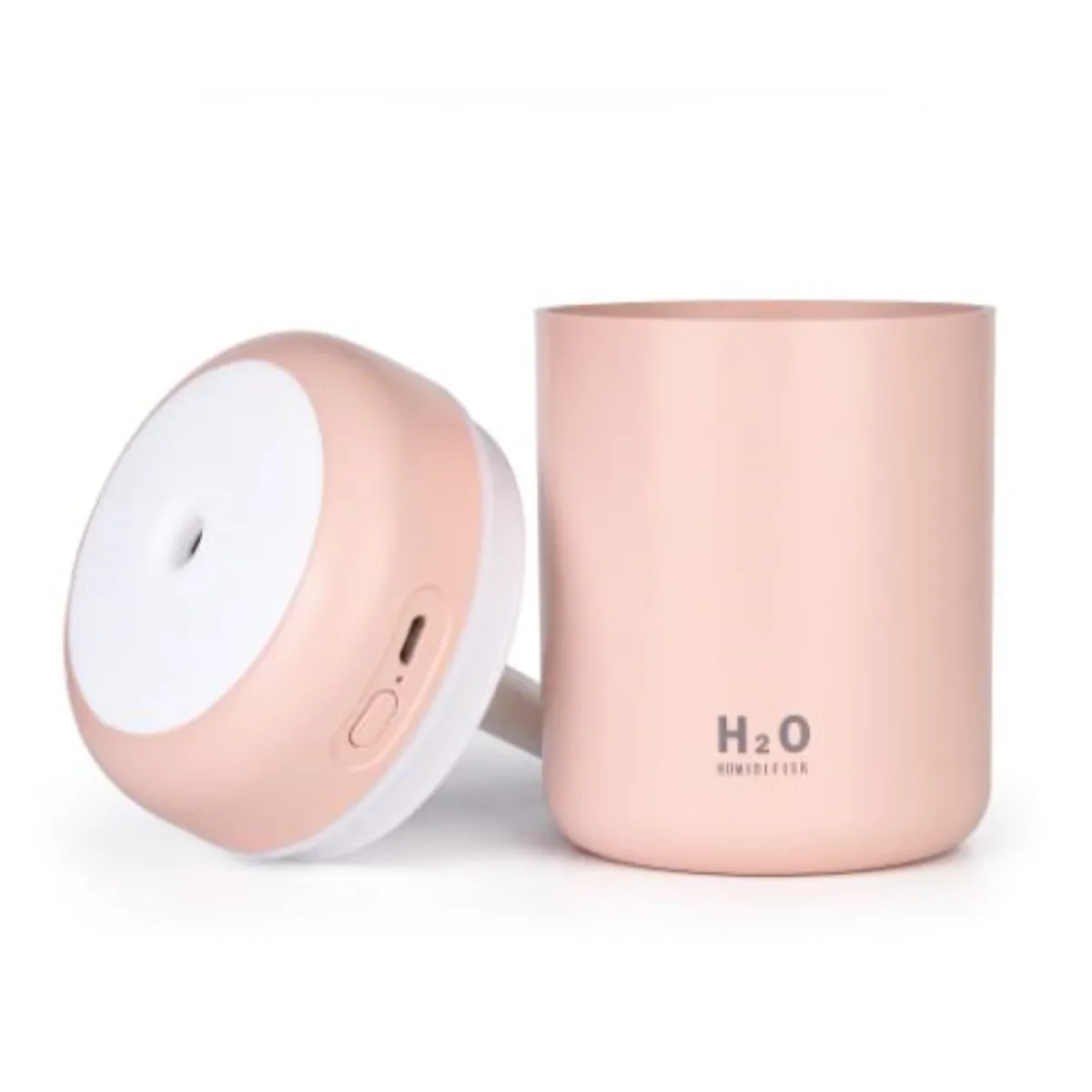 GENERICO - Humidificador Rosado difusor de Aroma con luces led