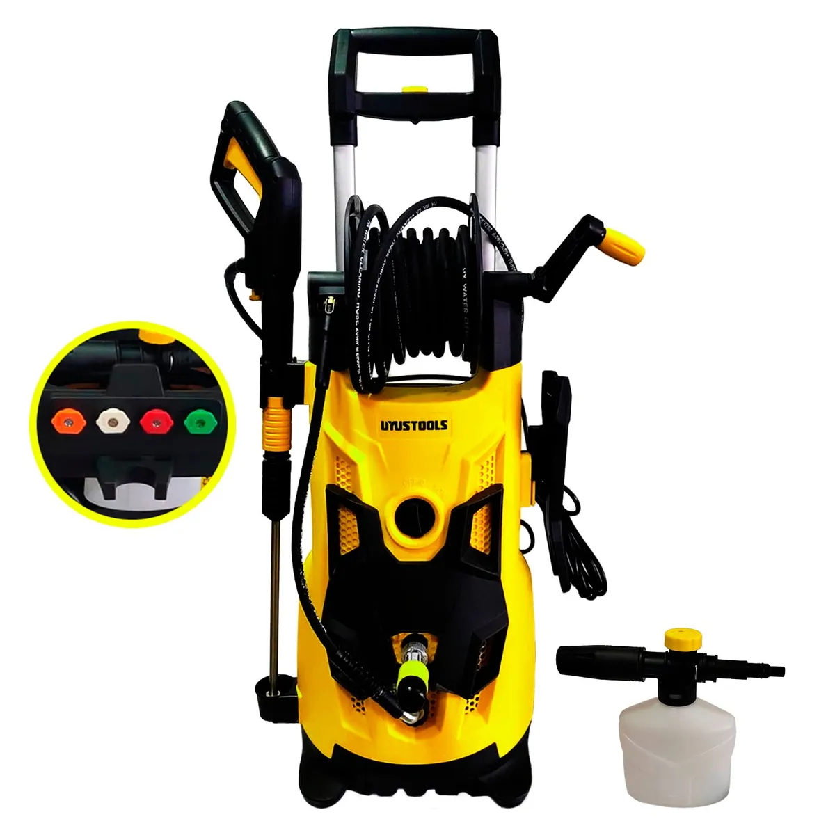 UYUSTOOLS - Hidrolavadora Carwash Uyustools MQL130U-L 2500W 195 Bar Max