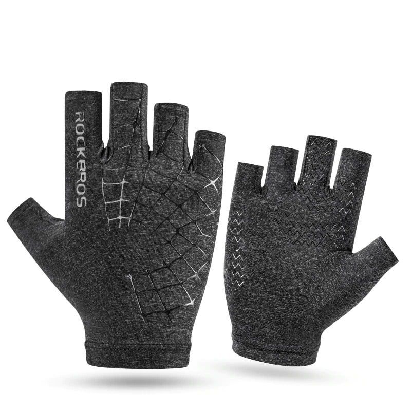 ROCKBROS - Guantes ROCKBROS S202 Gris Ciclismo Moto Antideslizante