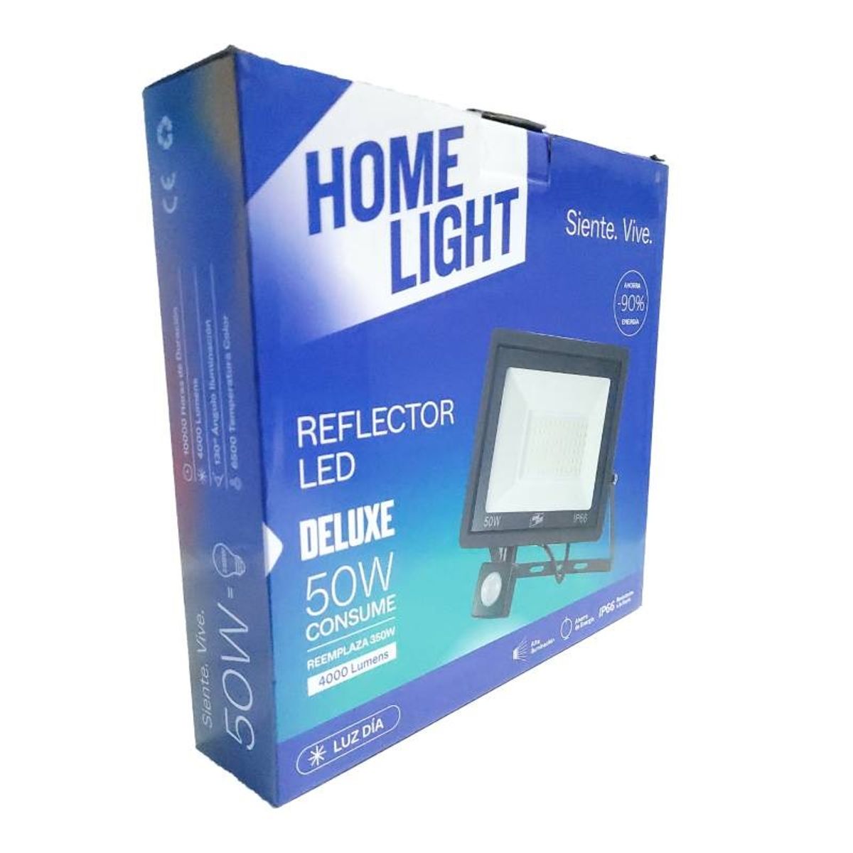 HOME LIGHT - Reflector led con sensor de movimiento 50W Luz Dia Home Light