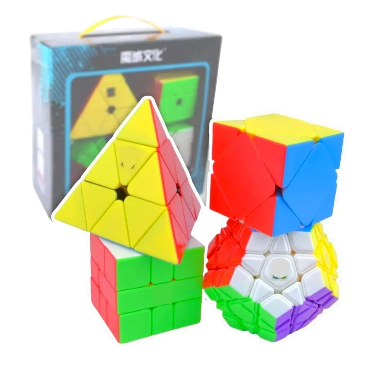 MOYU - Geekcuber Set De Cubos Meilong Mixto