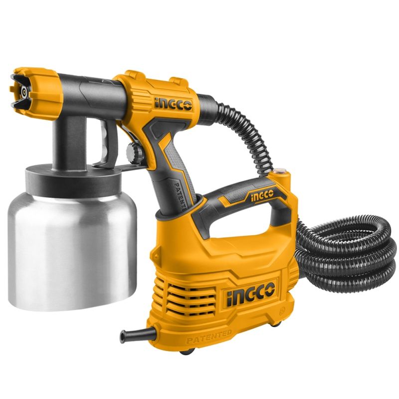 INGCO TOOLS - Pistola 550W HVLP Eléctrica para Pintar Compresora SPG50008-2 Ingco