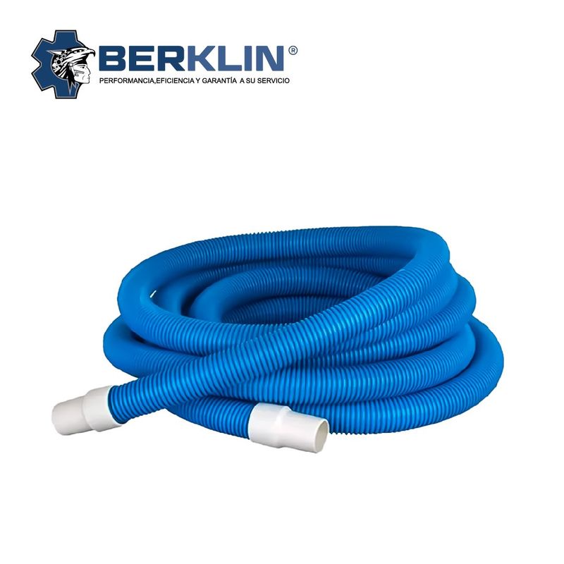BERKLIN - MANGUERA PARA PISCINA DE 1 1/2" x 12 METROS REFORZADO