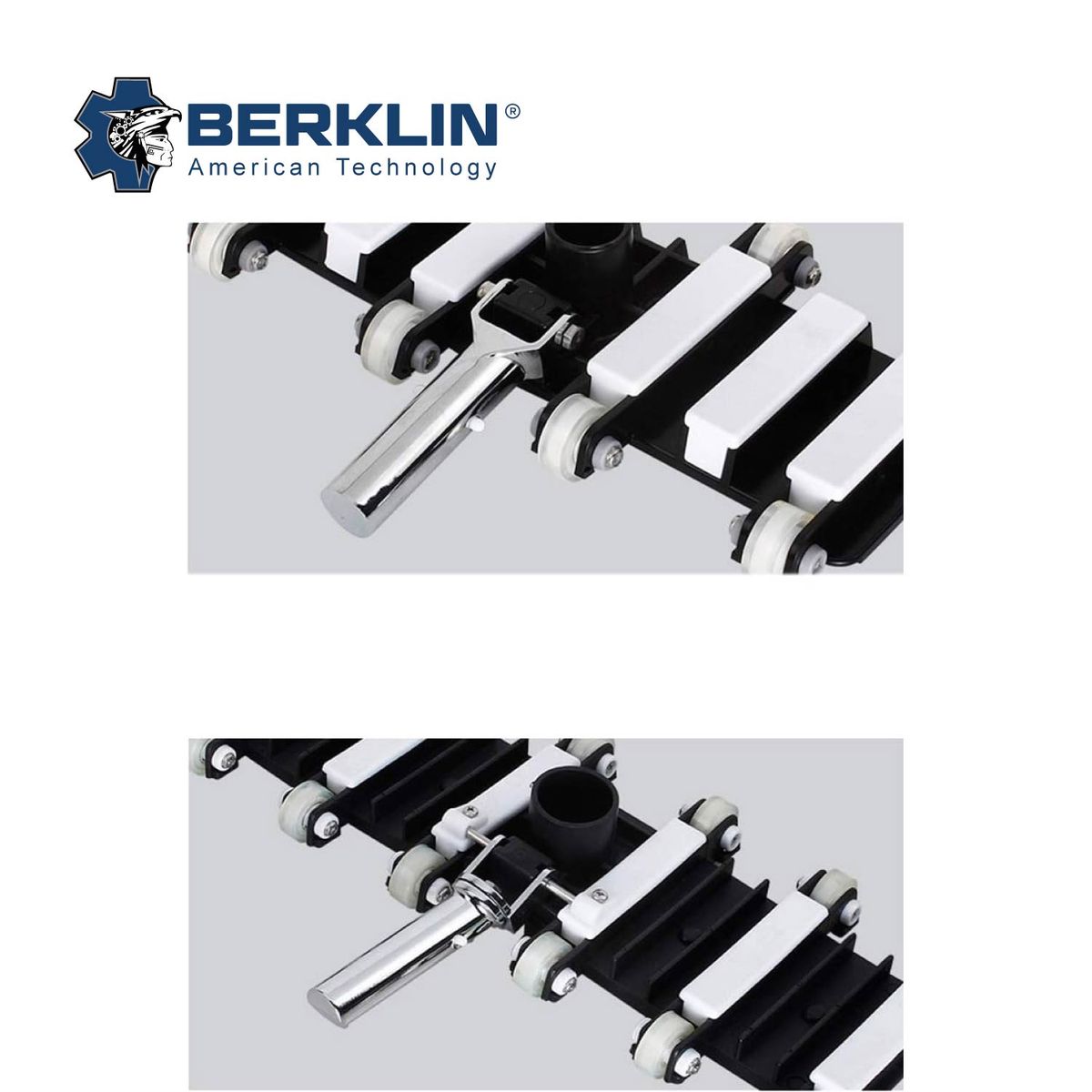 BERKLIN - ASPIRADORA PESADA DE 12 RUEDAS PARA PISCINA