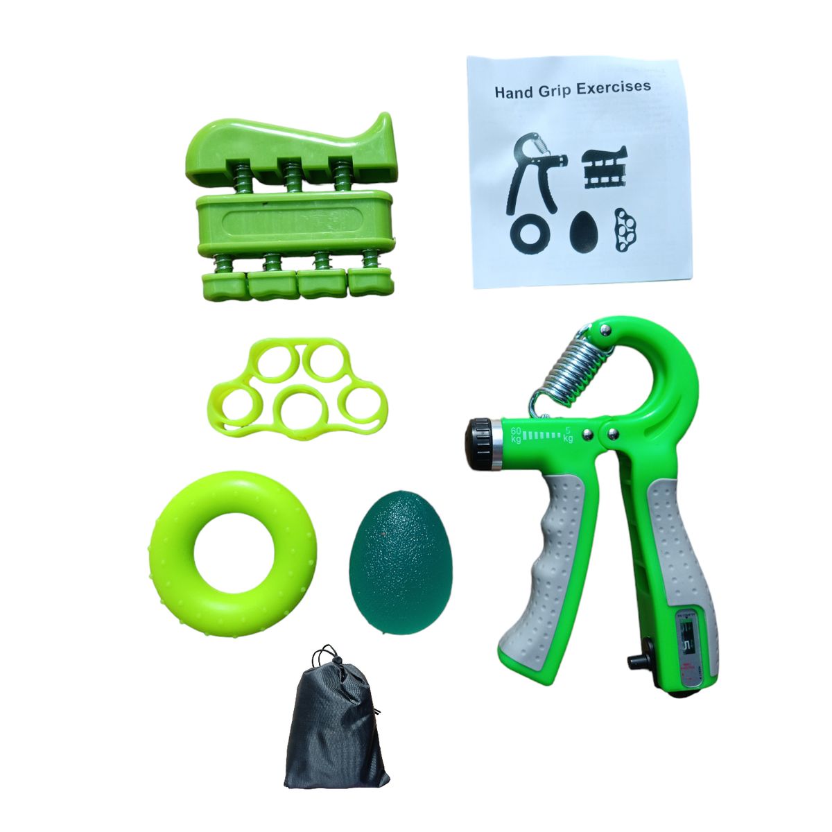 GENERICO - Hand Grip 60 Kg Contador Kit de Agarre Verde