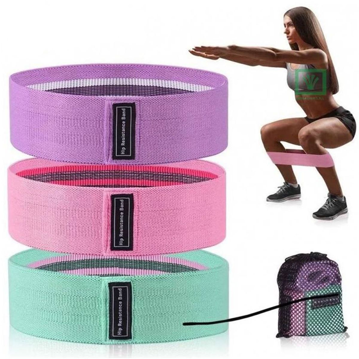 GENERICO - Bandas Elásticas de Tela 3 Niveles Resistencia