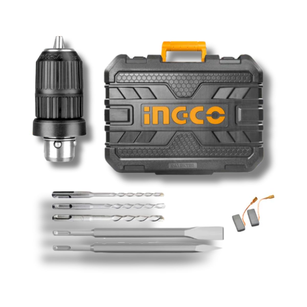 INGCO TOOLS - Rotomartillo SDS Plus 800w 2.5 Joules incluye adaptador Ingco