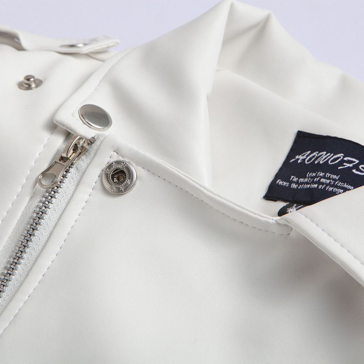 BLWOENS - Chaquetas para hombres A-6-XP09-Blanco