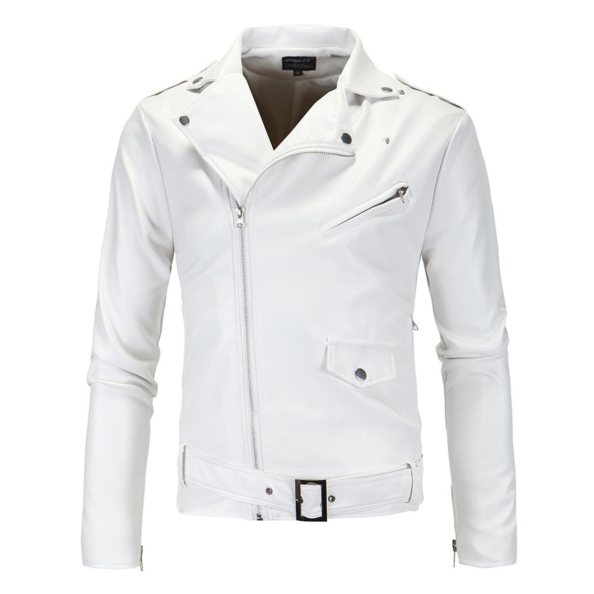 BLWOENS - Chaquetas para hombres A-6-XP09-Blanco