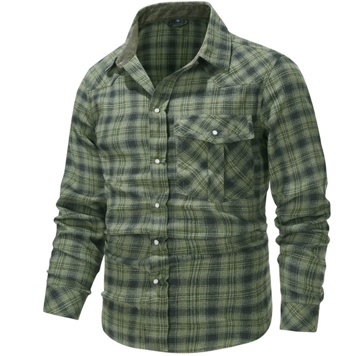 BLWOENS - Chaquetas para hombres 3266-Verde