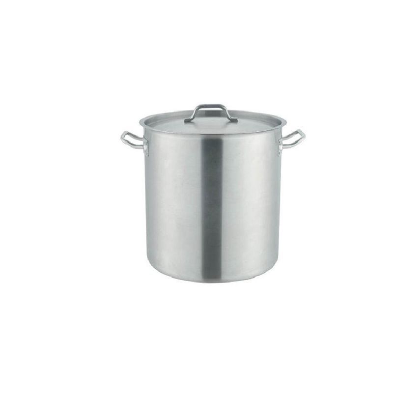 RINOX - Olla Fondo 36 Litros 36x36cm con tapa acero inoxidable Rinox