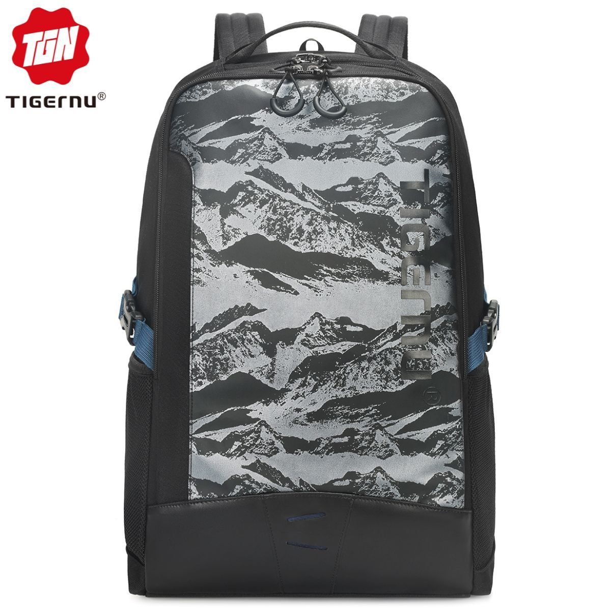 TIGERNU - Mochila Urbana Tigernu Porta Laptop Viaje TB9021 Camo Silver