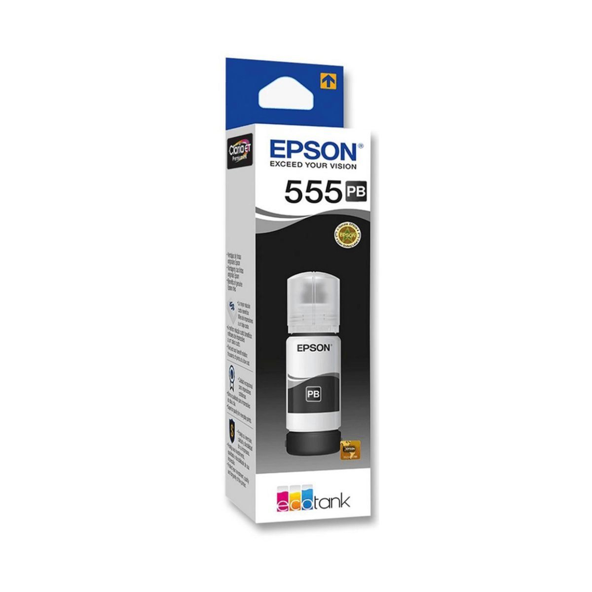 EPSON - Tinta Epson T555 Negro Foto T555120 - 70ml