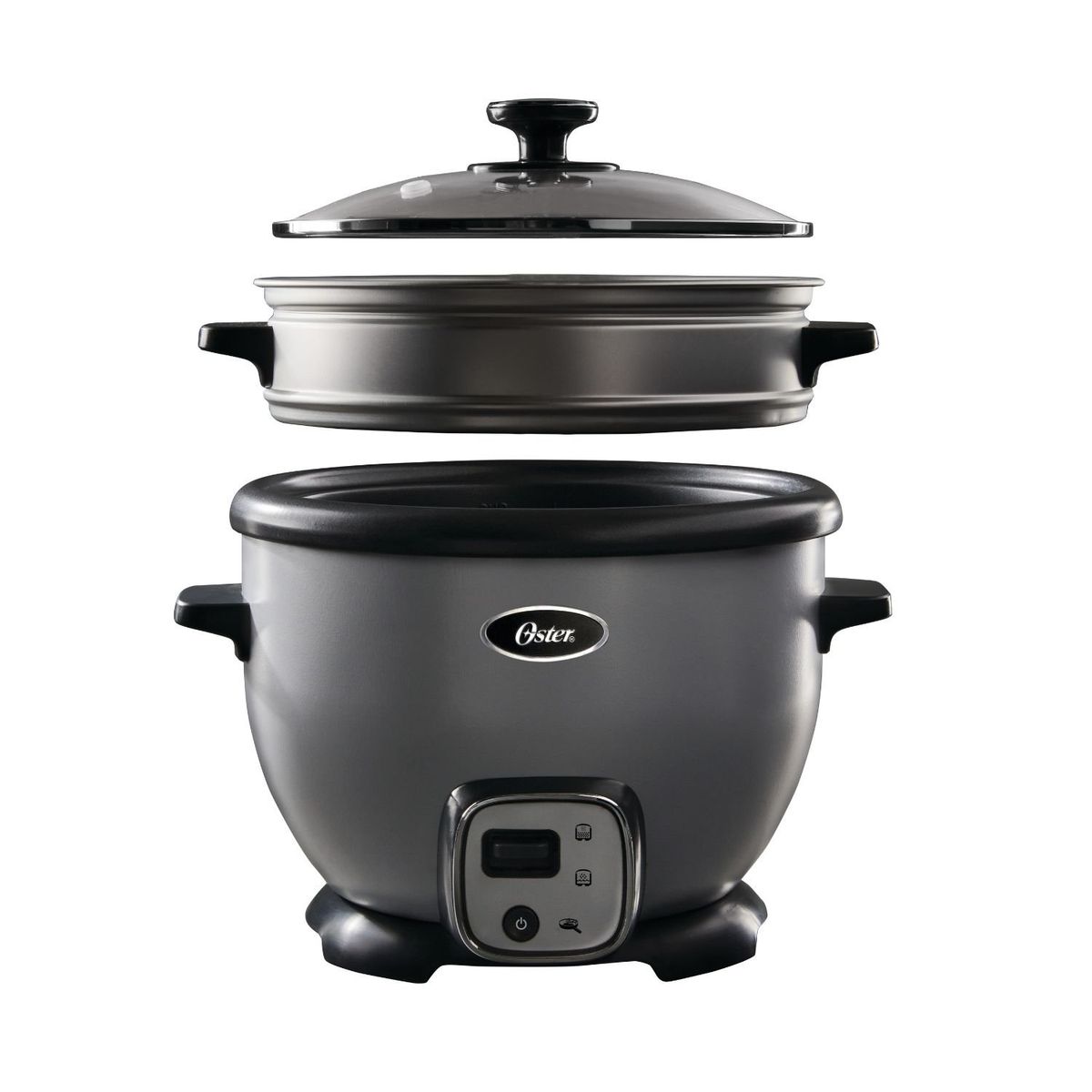 OSTER - Olla Arrocera Oster® CKSTRC7030S función Sofrito y Vaporera - Gris
