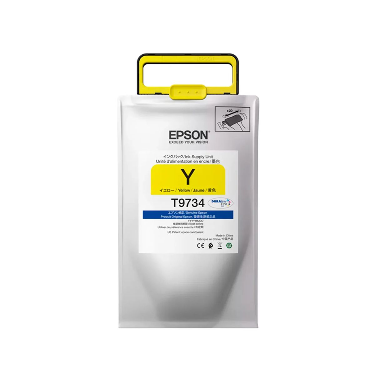 EPSON - Tinta Epson T9734 Amarillo T973420 - 1924ml