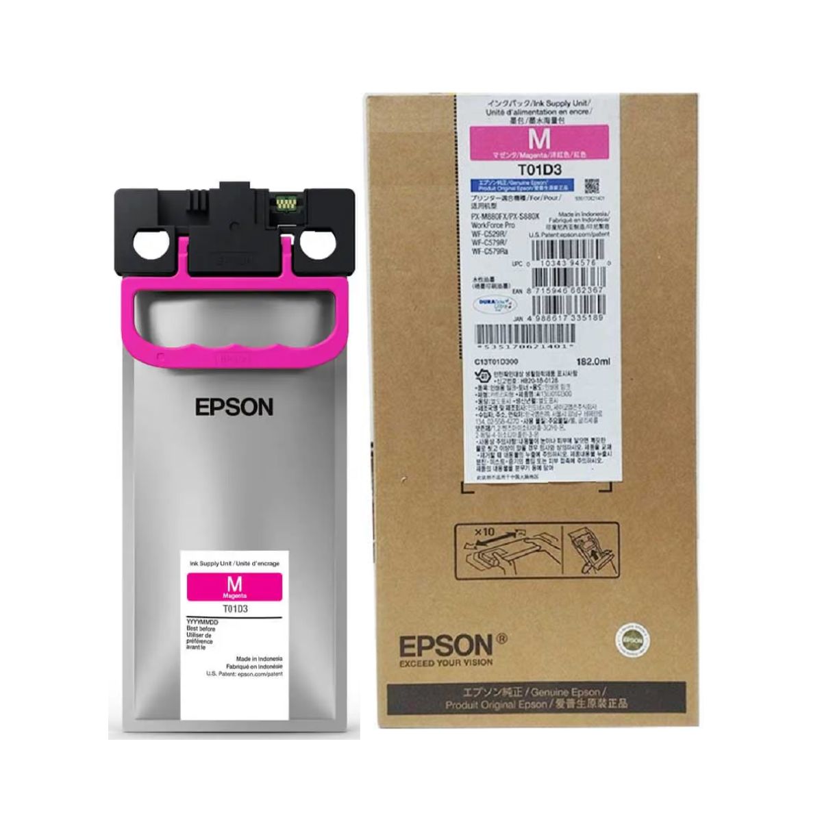 EPSON - Tinta Epson T01D3 Magenta T01D320 - 182ml