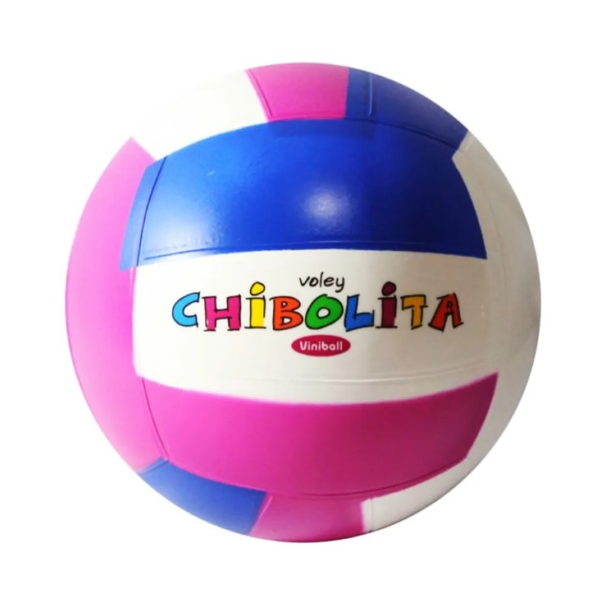 VINIBALL - PELOTA SEMIDEPORTIVA VÓLEY CHIBOLITA TRI BLA-AZUL-MAGT