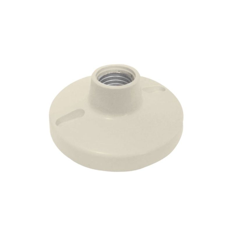 GENERICO - WALL SOCKET E27 PLANO SOBREPONER 127V-250V MARFIL