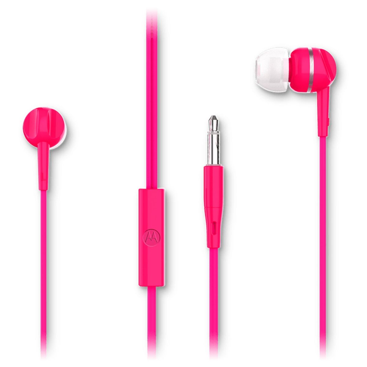 MOTOROLA - Auriculares Motorola In-ear Earbuds 105 Con Microfono Color - Rosado