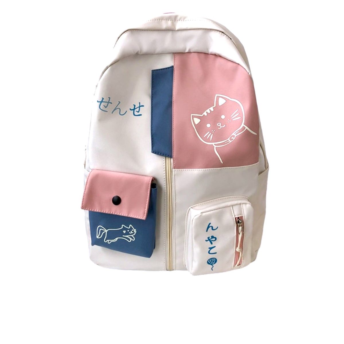 GENERICO - Mochila Kawaii porta laptop diseño gatito