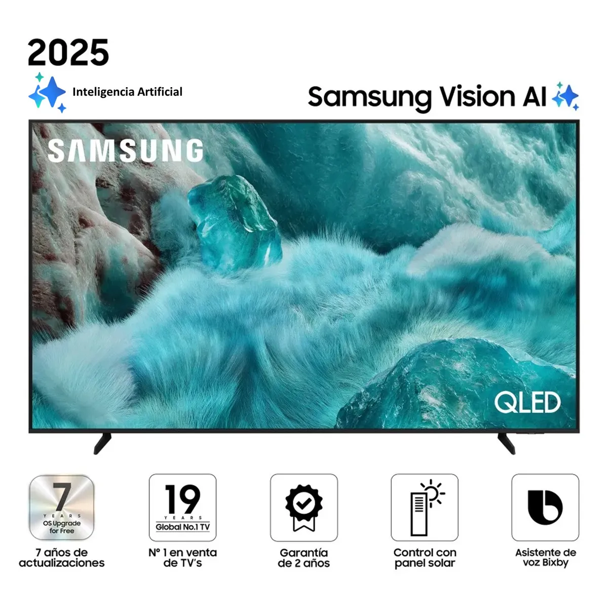 SAMSUNG - Televisor Samsung 50” QLED 4K UHD Smart TV QN50Q7FAAGXPE