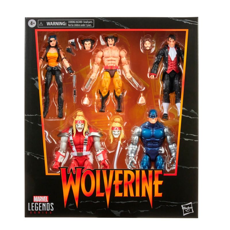 MARVEL - X-Men Marvel Legends Wolverine Pack 5 figuras Omega Red