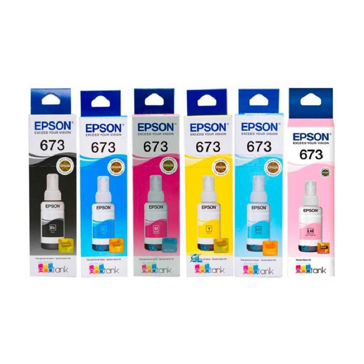 EPSON - Tinta Epson T673 Pack 4 Colores