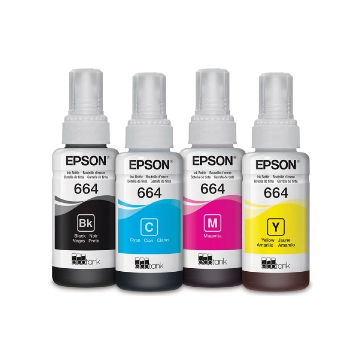 EPSON - Tinta Epson T664 Pack 4 Colores