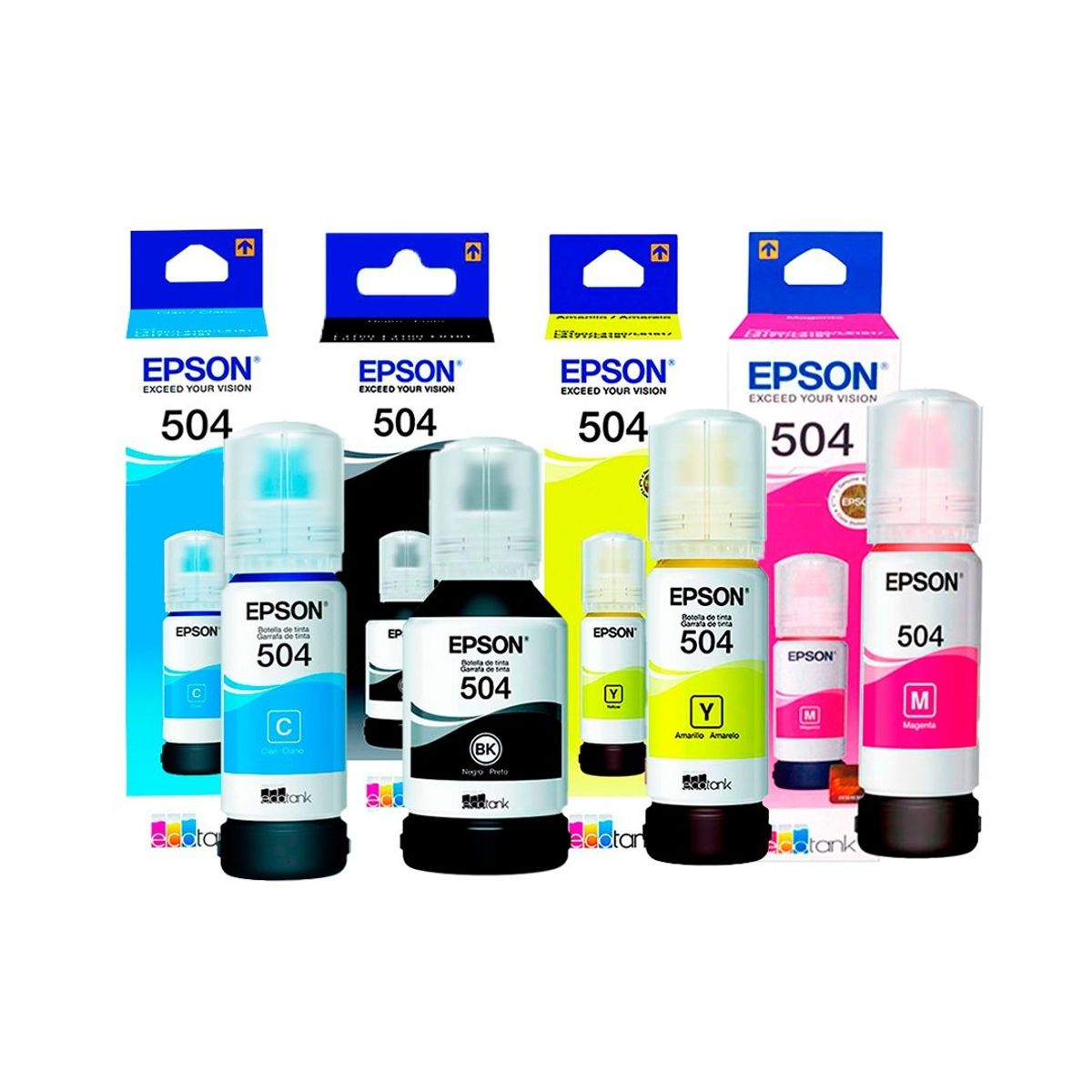 EPSON - Tinta Epson T504 Pack 4 Colores