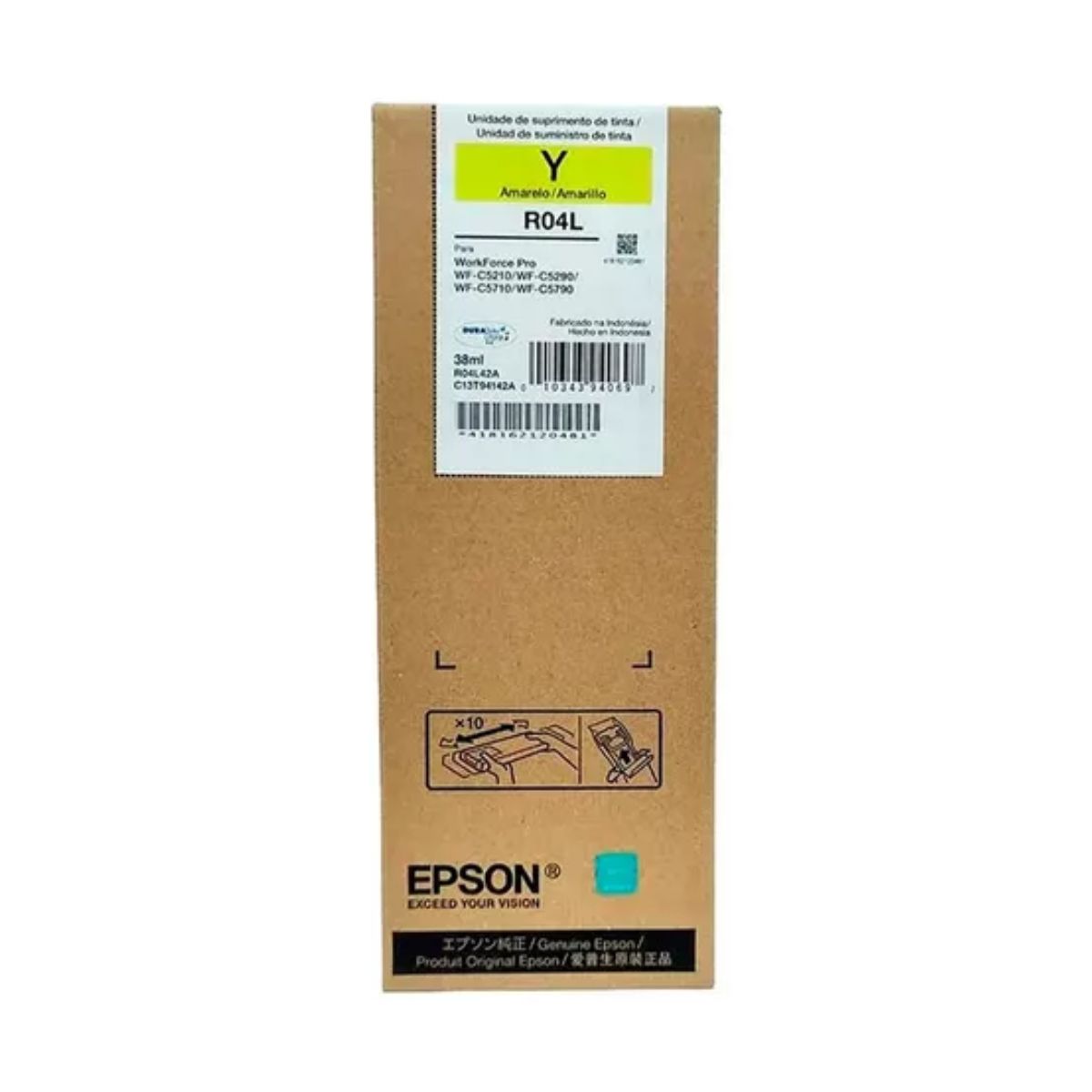 EPSON - Tinta Epson R04L Amarillo T941420 - 38ml